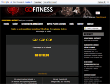 Tablet Screenshot of gofitness.cz